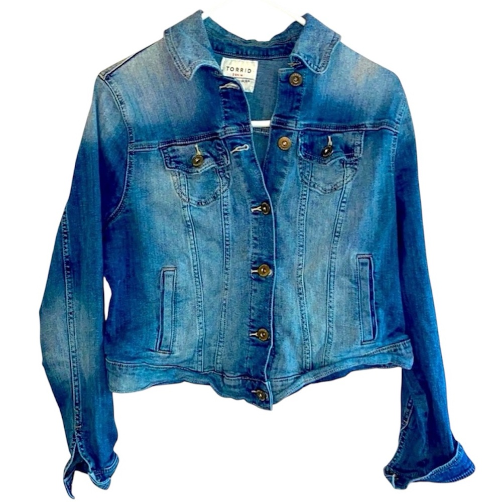 Torrid Plus Size Stretch Denim Jacket